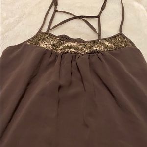 Brown blouse never worn